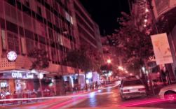 Night time in Hamra, Beirut, a home to many refugees from Syria (Creative Commons)